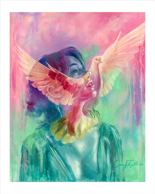 "He Leads Me" Fine Art Print