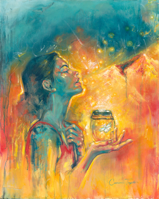 "My Lamp", Original Painting